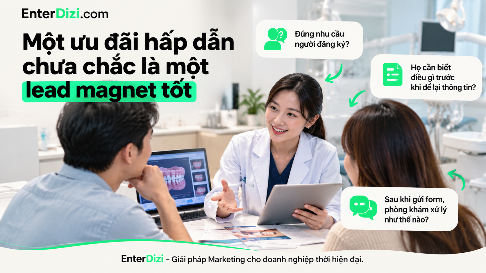 Một ưu đãi hấp dẫn chưa chắc là một lead magnet tốt