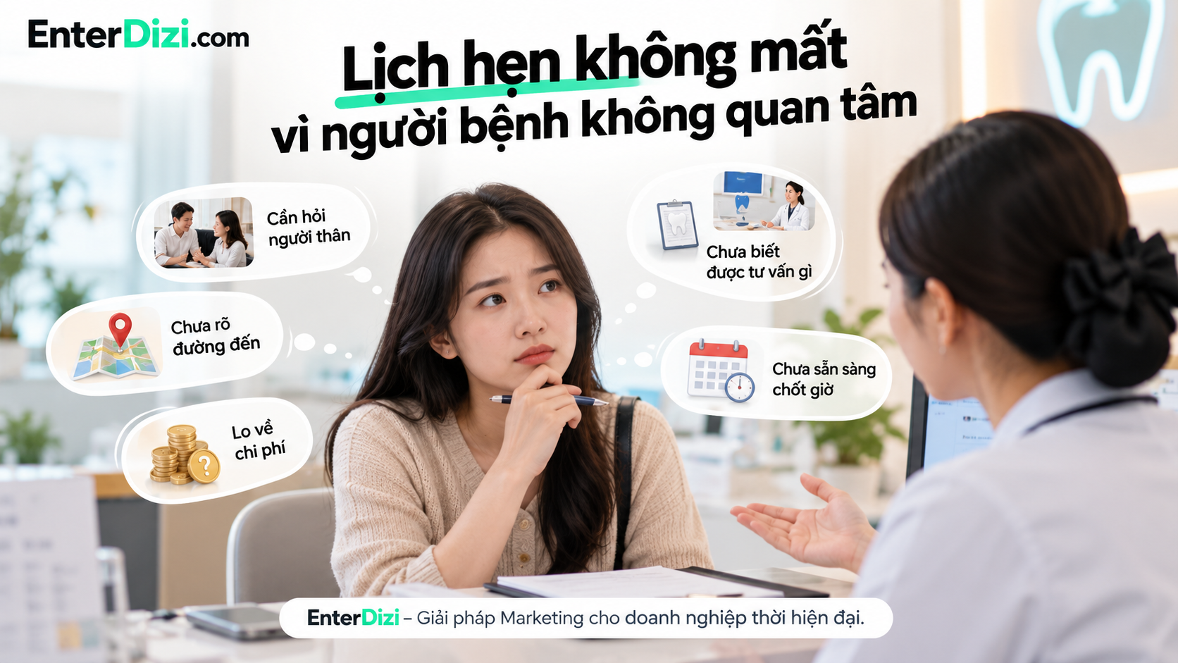 Lịch hẹn không mất vì người bệnh không quan tâm