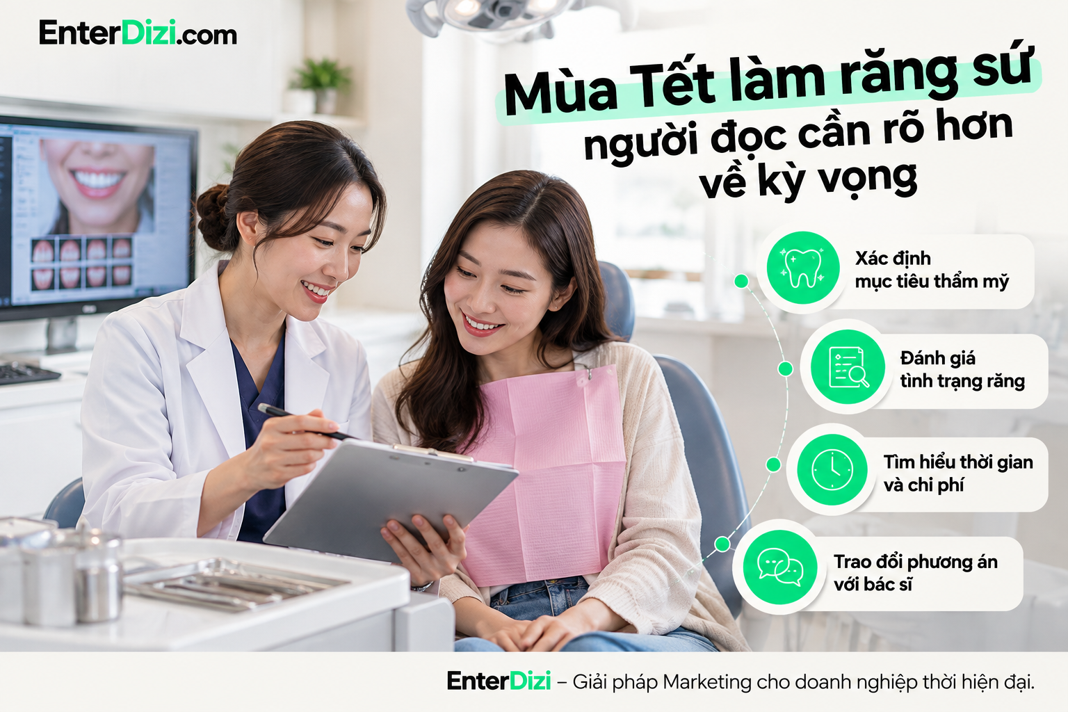 Mùa Tết làm răng sứ: người đọc cần rõ hơn về kỳ vọng