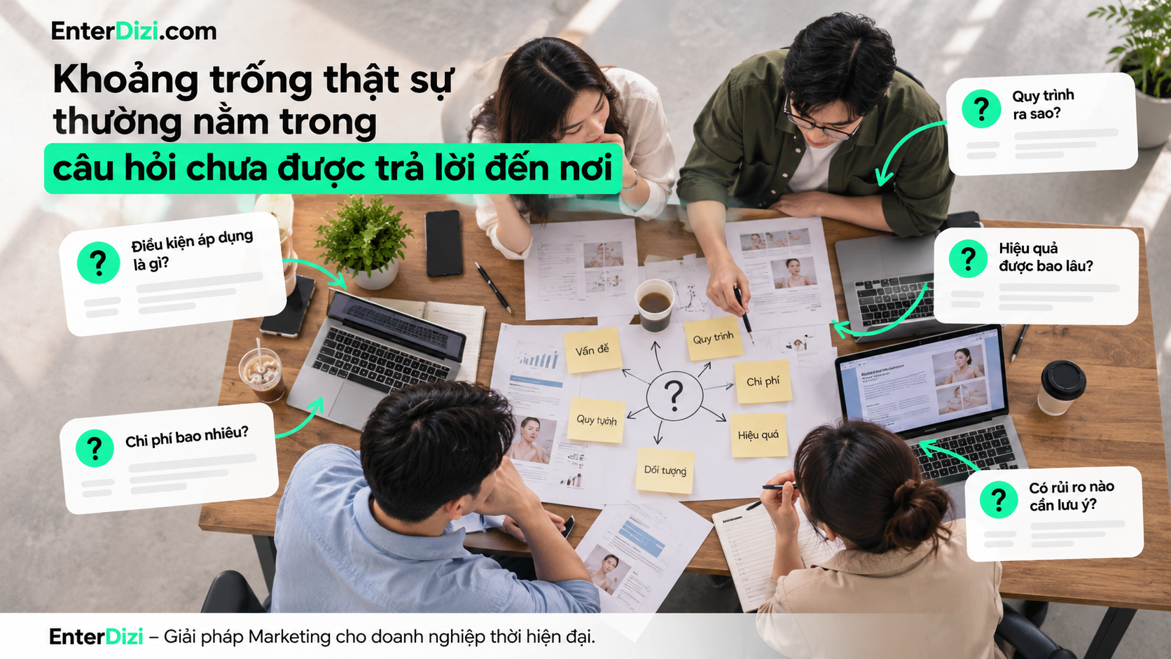 Xác định khoảng trống nội dung SEO ngành spa bằng cách phân tích những câu hỏi khách hàng chưa được giải đáp đầy đủ về điều kiện áp dụng, quy trình, chi phí, hiệu quả và rủi ro trước khi lựa chọn dịch