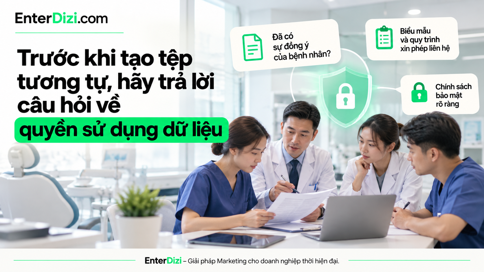 Trước khi tạo tệp tương tự, hãy trả lời câu hỏi về quyền sử dụng dữ liệu