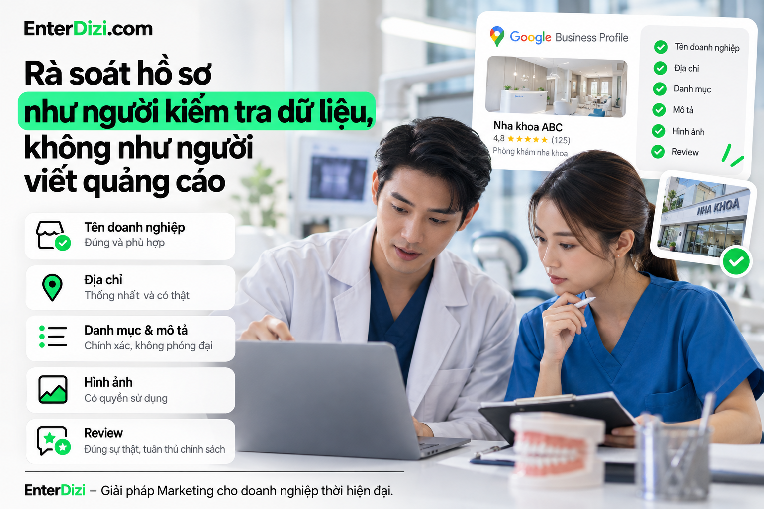 Rà soát hồ sơ như người kiểm tra dữ liệu, không như người viết quảng cáo