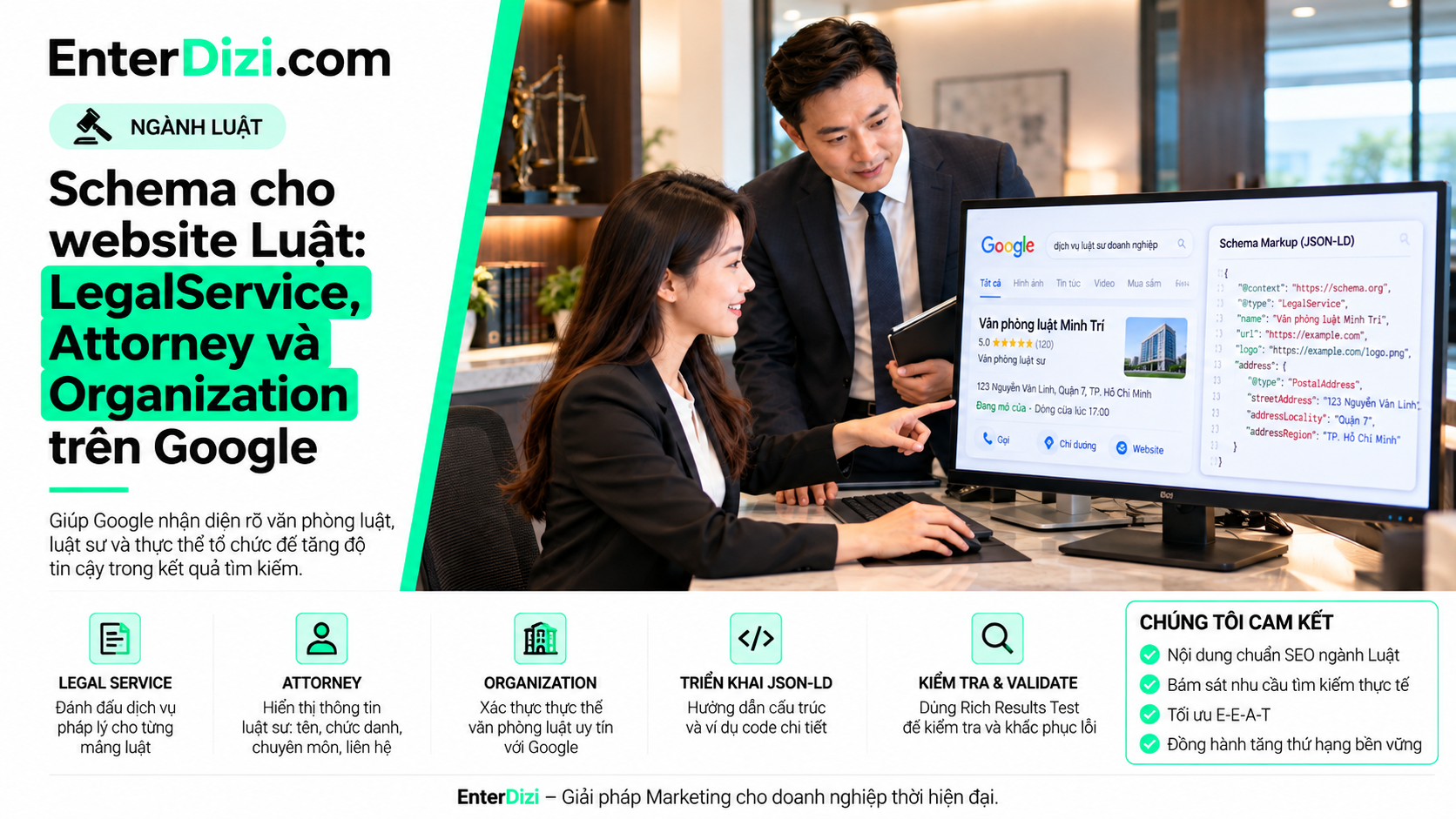 Schema Markup ngành luật