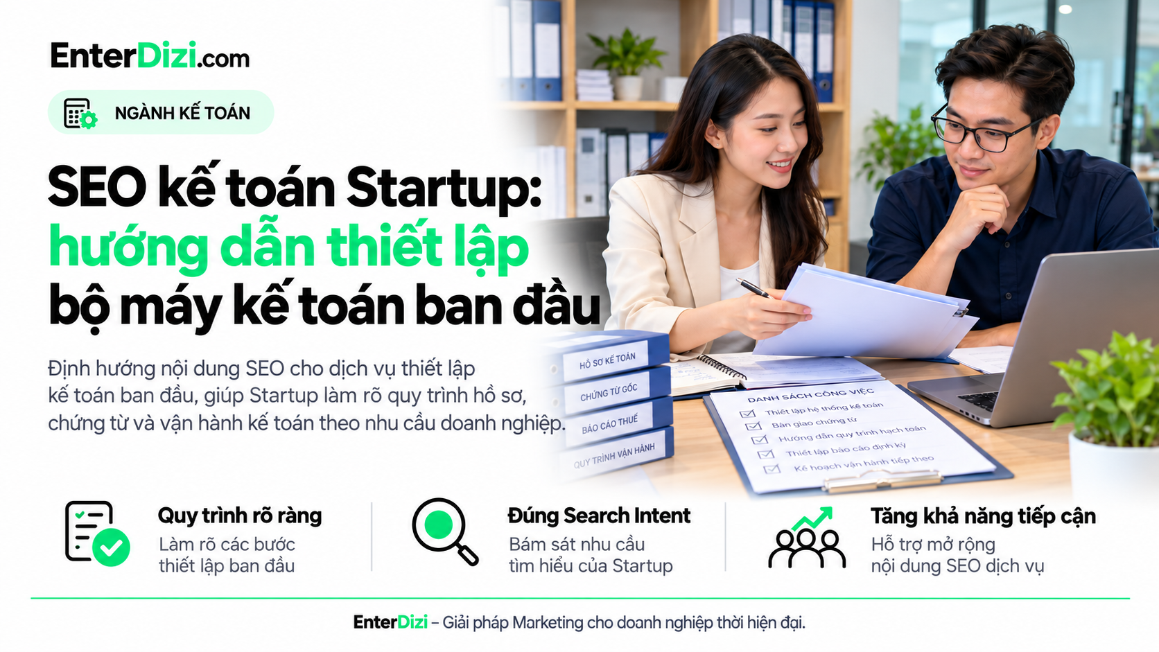 SEO kế toán Startup: hướng dẫn thiết lập bộ máy kế toán ban đầu cho doanh nghiệp mới thành lập