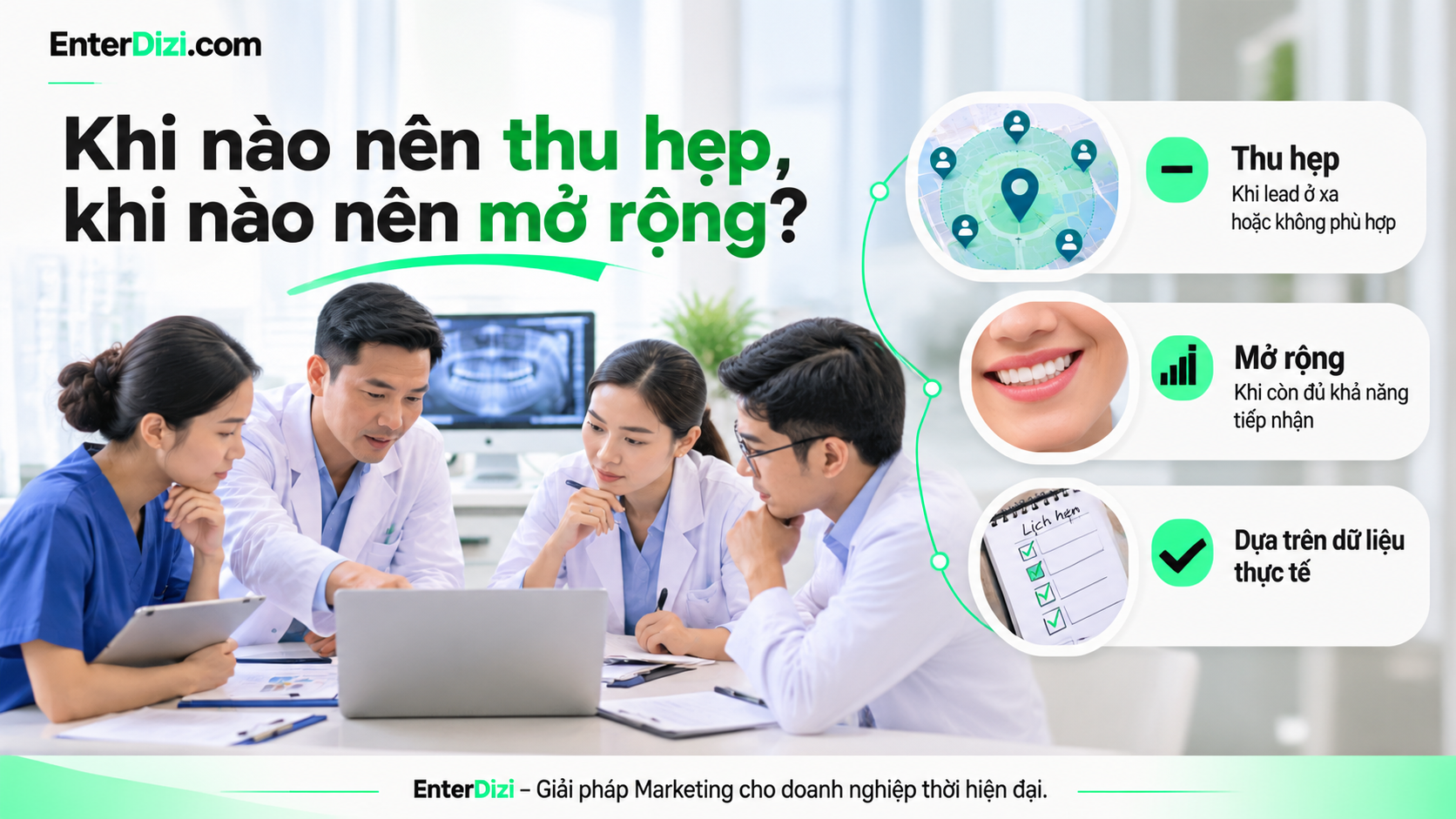 Khi nào nên thu hẹp, khi nào nên mở rộng?