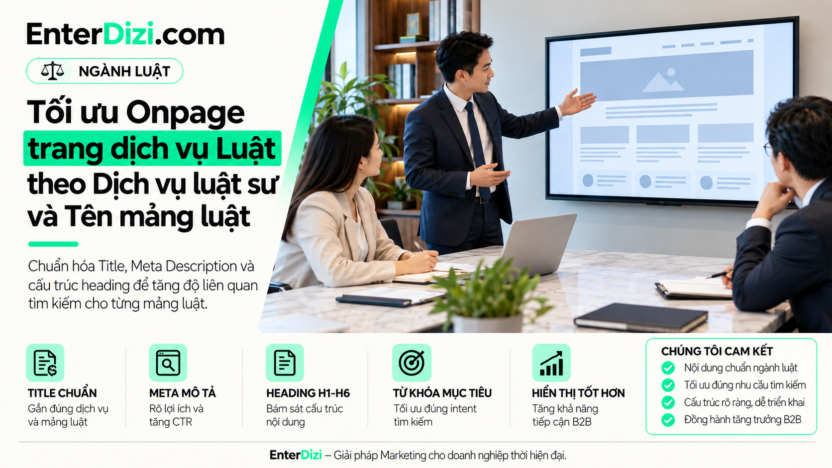 Tối ưu Onpage dịch vụ luật sư