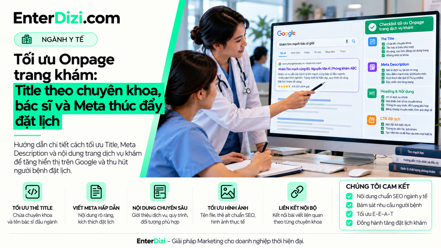 Tối ưu Onpage trang dịch vụ khám