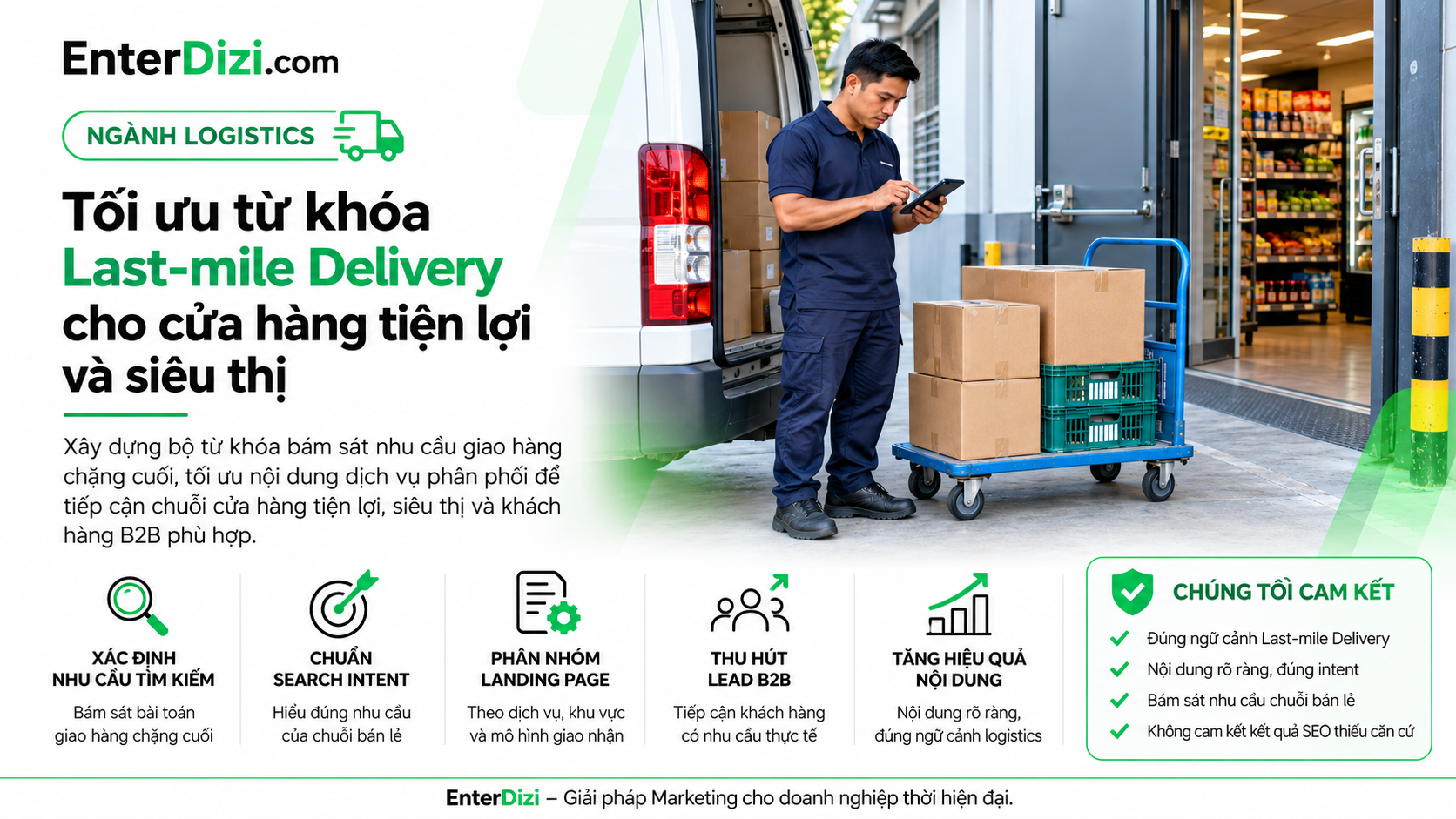 Tối ưu từ khóa giao hàng chặng cuối cho chuỗi bán lẻ