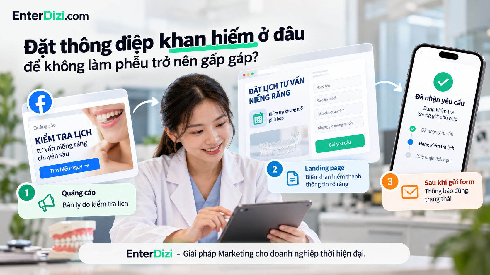Đặt thông điệp khan hiếm ở đâu để không làm phễu trở nên gấp gáp?