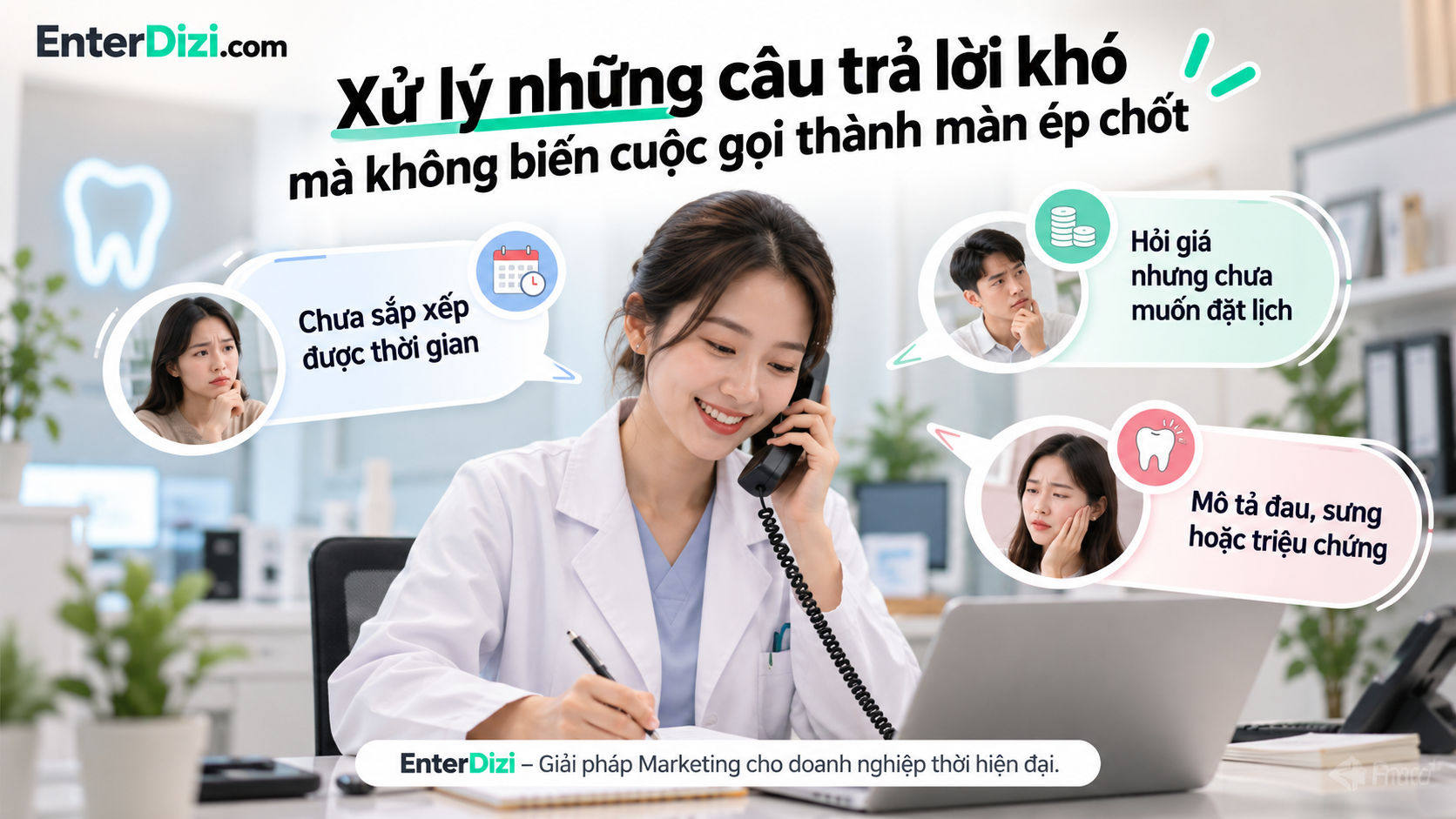 Xử lý những câu trả lời khó mà không biến cuộc gọi thành màn ép chốt